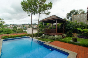 Family Only Pool & Mountain View Modern Bamboo Villa - De Reiz Ethnic